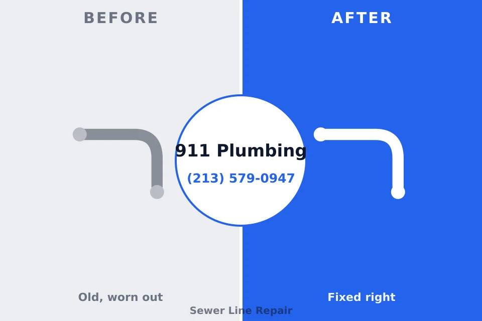 Before and after: plumbing company Blanding, UT